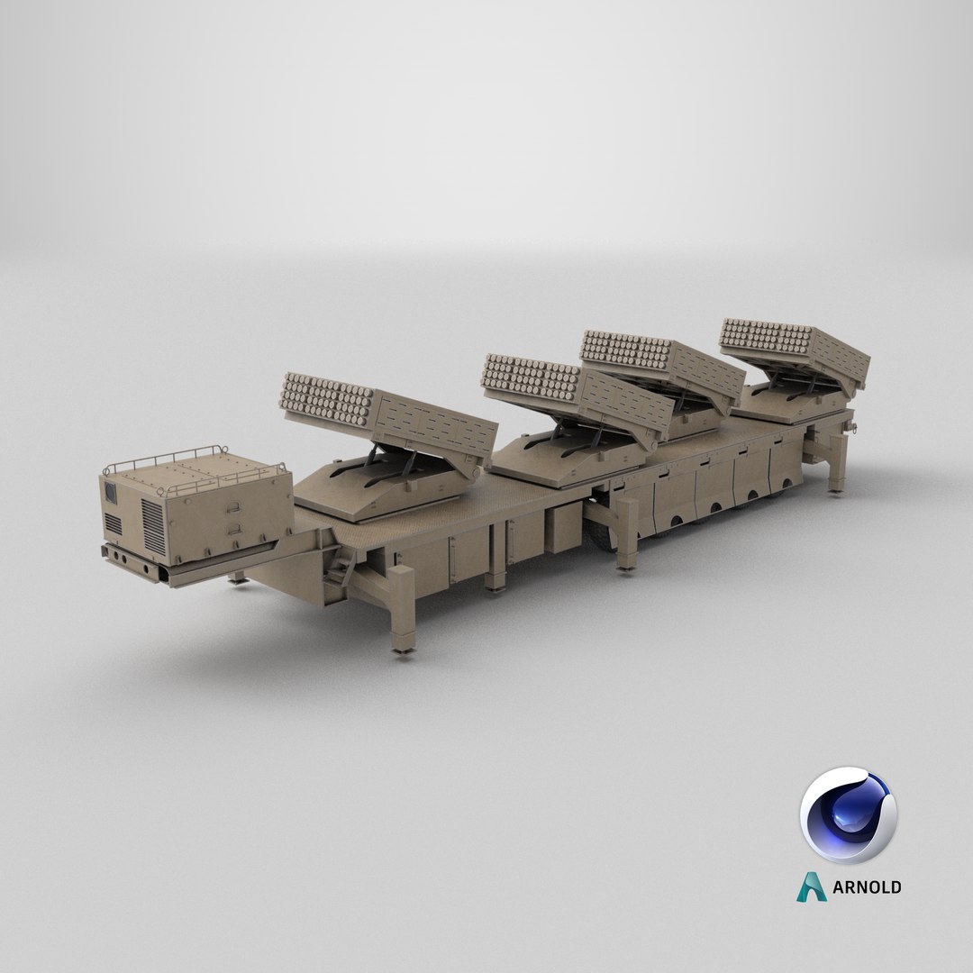 3D Multiple Launch Rocket System Roketsan Jobaria TR-122 PBR model https://p.turbosquid.com/ts-thumb/Su/faV8Xs/nE/stemcell_cinema_4d_arnold_render/png/1724442652/1920x1080/fit_q87/99a4694ab9c673cc61a1ecac9e8b6df9e2f5979f/stemcell_cinema_4d_arnold_render.jpg
