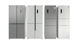 3D fridge refrigerator model