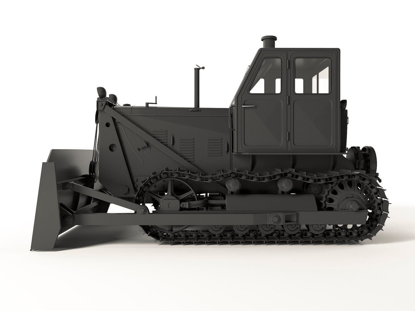 Tractor Soviet 3D Model - TurboSquid 1713261