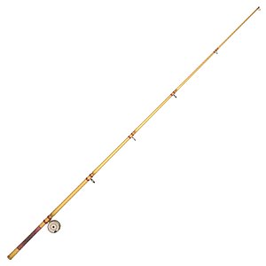 old bamboo fishing pole 3D model