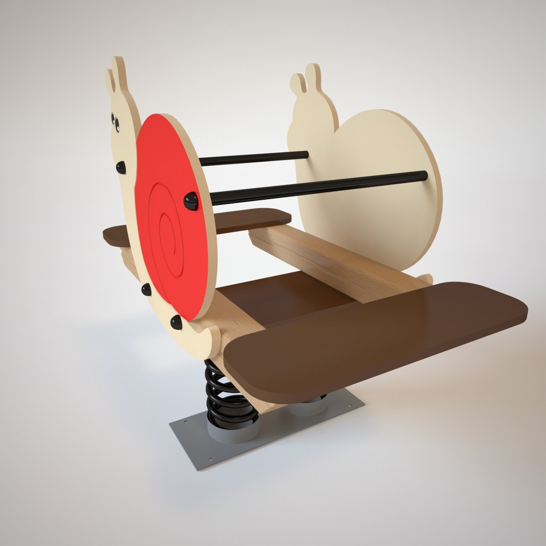 Playground spring snail model - TurboSquid 1223929