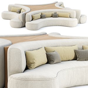 Jenifer modular restaurant sofa JR20