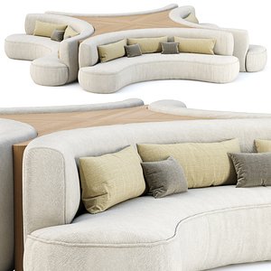 Jenifer modular restaurant sofa JR20