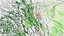 USA highly detailed landscape relief map