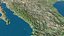 USA highly detailed landscape relief map
