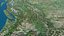 USA highly detailed landscape relief map