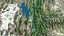 USA highly detailed landscape relief map