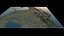 USA highly detailed landscape relief map