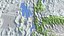 USA highly detailed landscape relief map