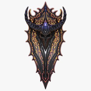 3D Fantasy shield 1
