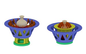 3D model device creating khinkali maker