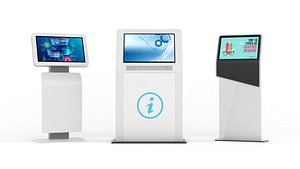 Electronic Kiosk Collection 3D model