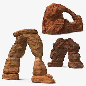Sandstone Arches Collection 3D
