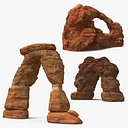 Collezione di archi in pietra arenaria