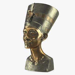 Bronze Bust of Nefertiti 3D model