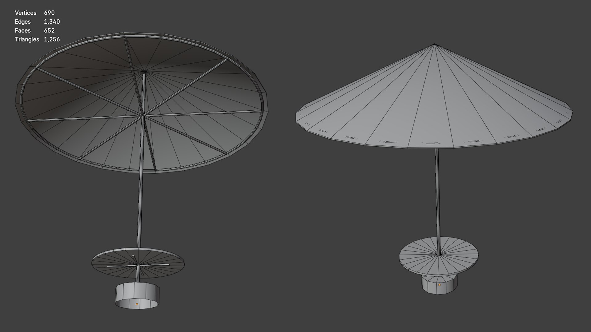 Stylized Beach Umbrella Patio Parasol 3 Color Variations 3D Model Game Ready 4K PBR 3D model https://p.turbosquid.com/ts-thumb/Sv/5emzb9/12/wire/png/1791534229/1920x1080/fit_q87/c6c93bddc900faaff80cb81b89cc474cd5f89e85/wire.jpg