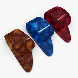 3d thumb pick model