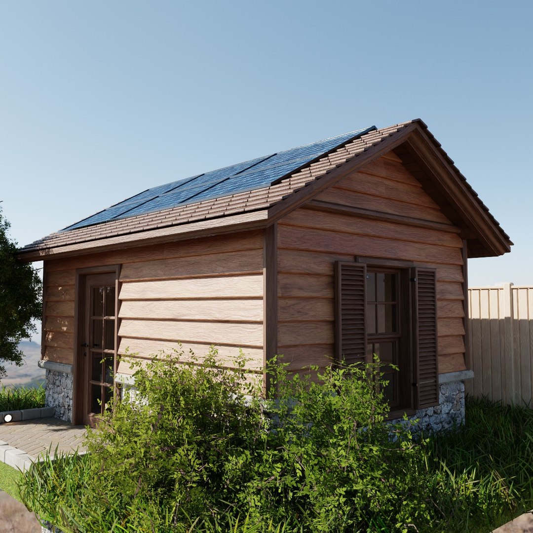 Free 3D Model Free Modular Shed With Interior - TurboSquid 2107042