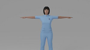 Nurse Woman 3D