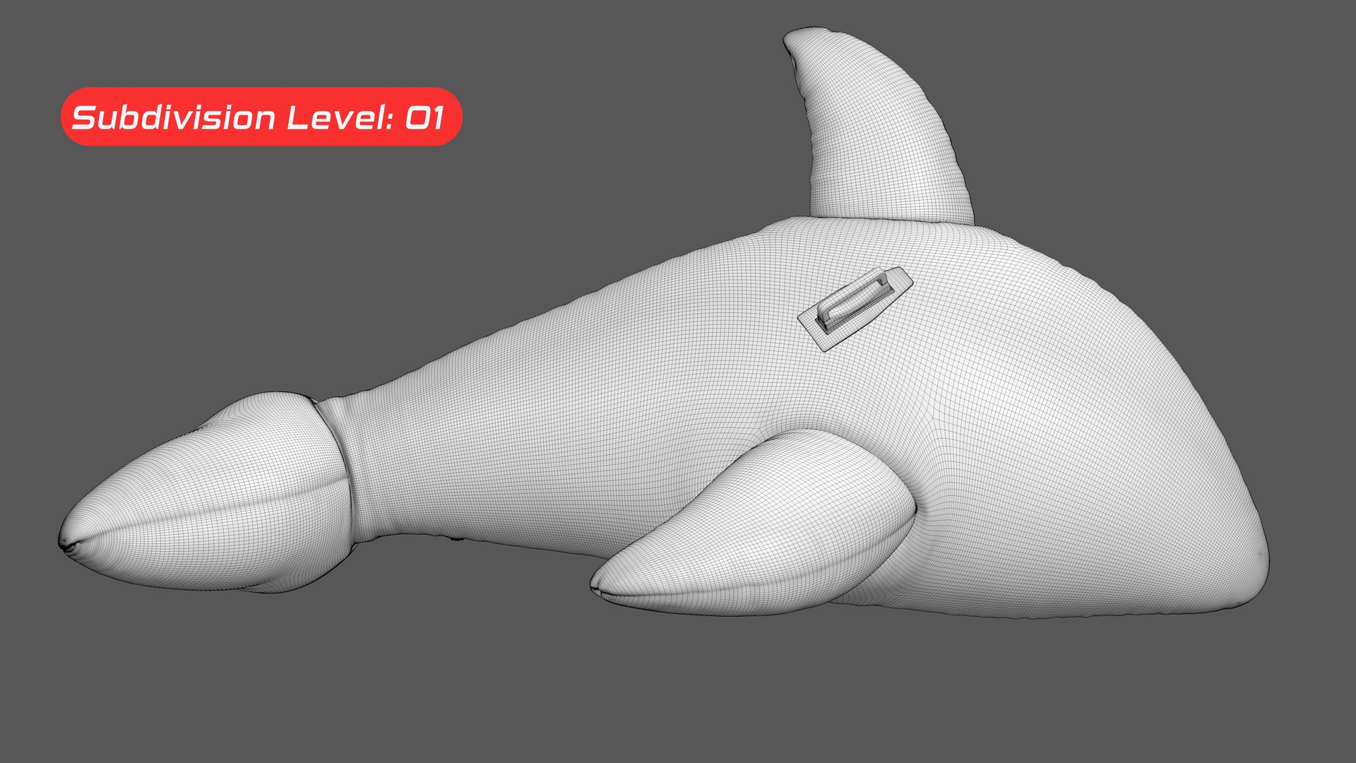 3D Model Orca Inflatable Pool Whale Float - TurboSquid 2197271