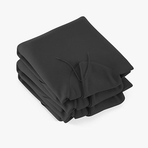 Stacked Black Hoodies