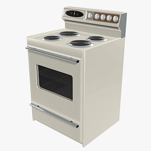 Retro Stove Oven - Kitchen Appliance