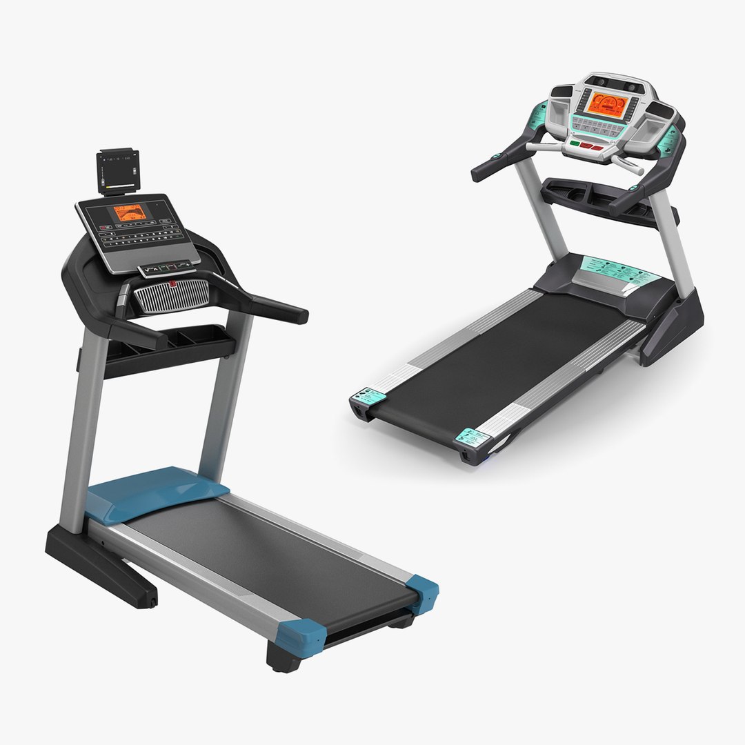 Treadmills 3D Models Collection 3D model preview