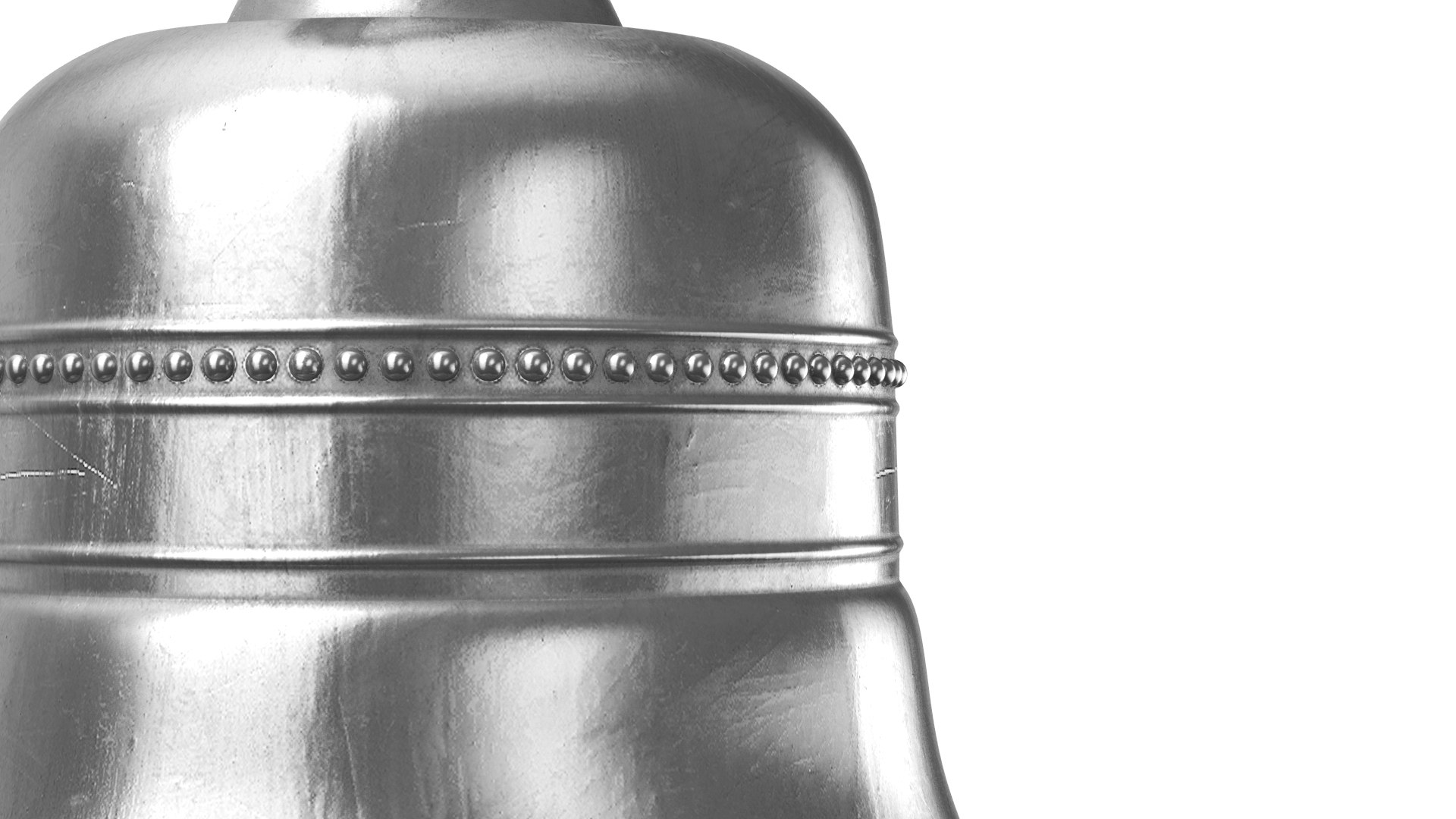 Real Silver Bell 3D Model - TurboSquid 1623430