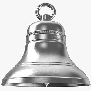 real silver bell 3D model