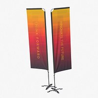 Feather Flag - Customizable Rectangle Banner
