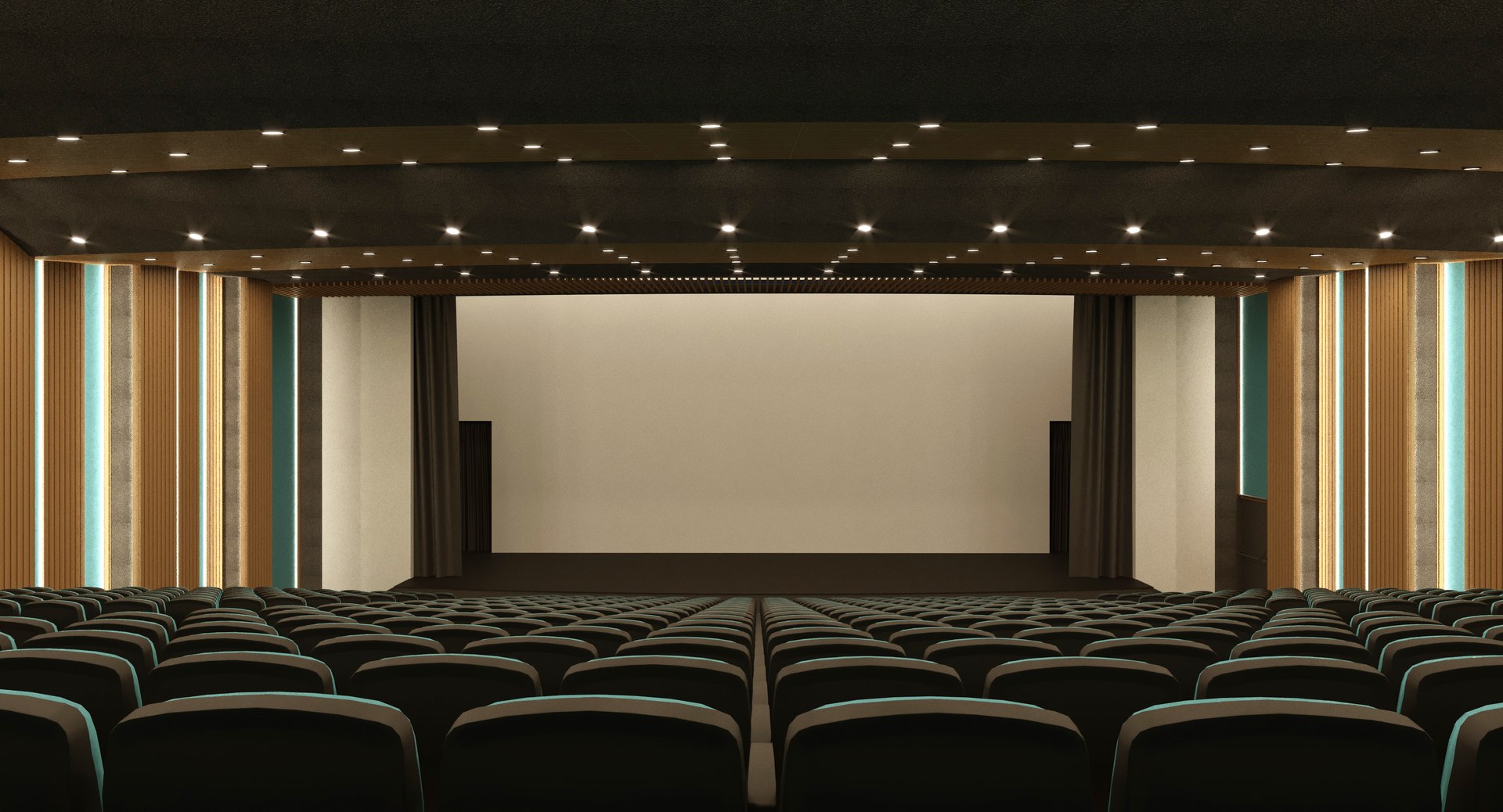 3D Hall Auditorium - TurboSquid 1677198