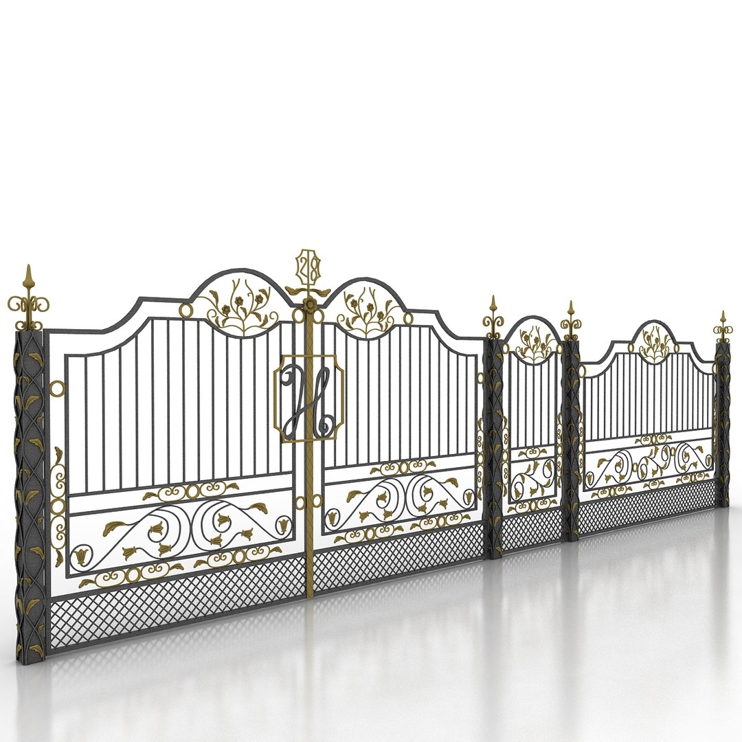 3ds-max-iron-fence