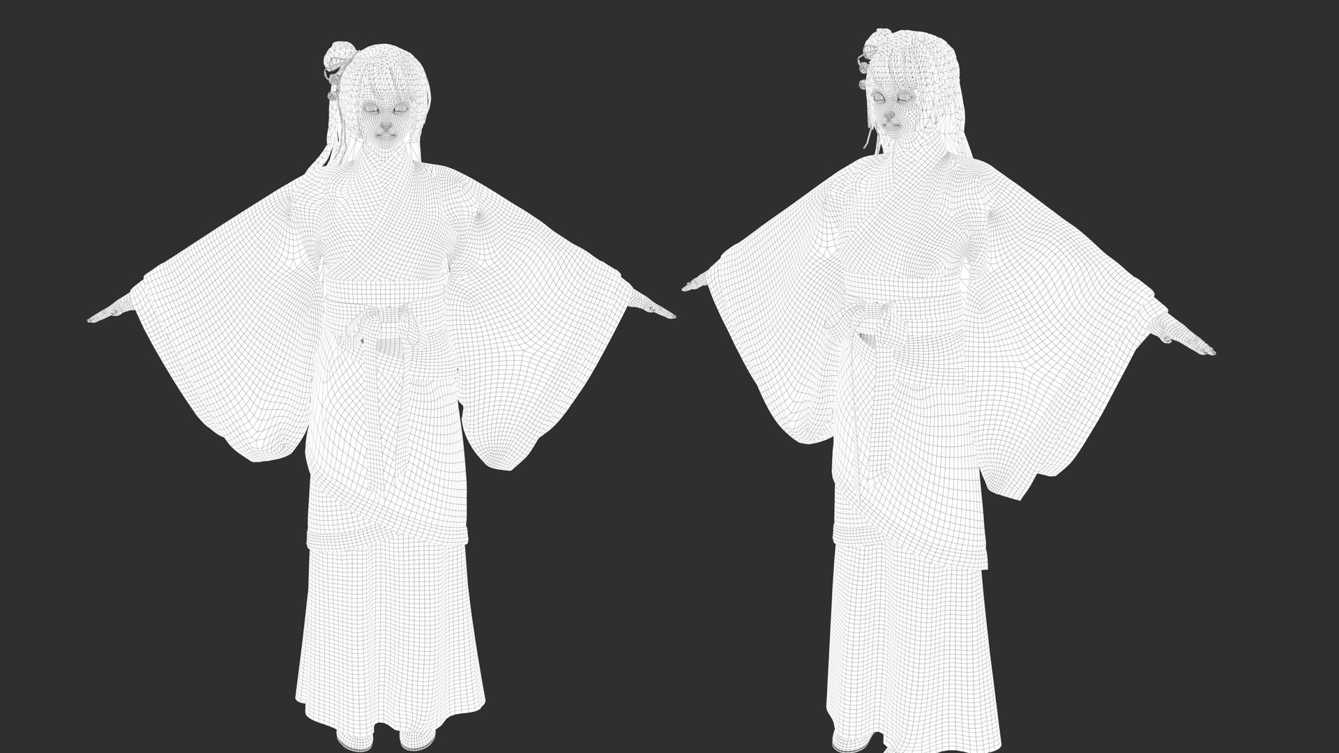 3D Ancient Chinese dress woman https://p.turbosquid.com/ts-thumb/Sv/WntfGd/yR/wire1/jpeg/1710245142/1920x1080/fit_q87/5208df6793660d451edae73eaf31b951a968e7e0/wire1.jpg