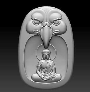 3D buddha
