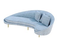 SOFA ESTOFADO CURVO