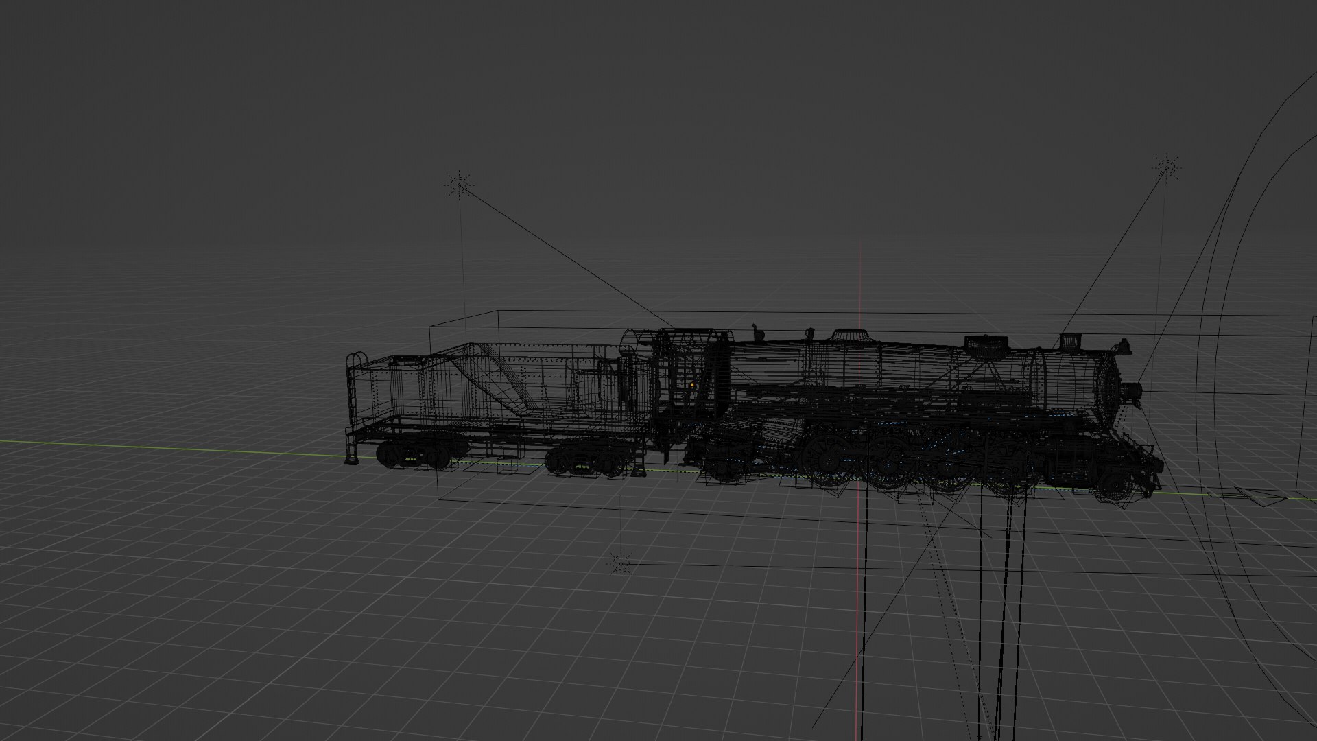 Vintage Steam Train model - TurboSquid 2132958