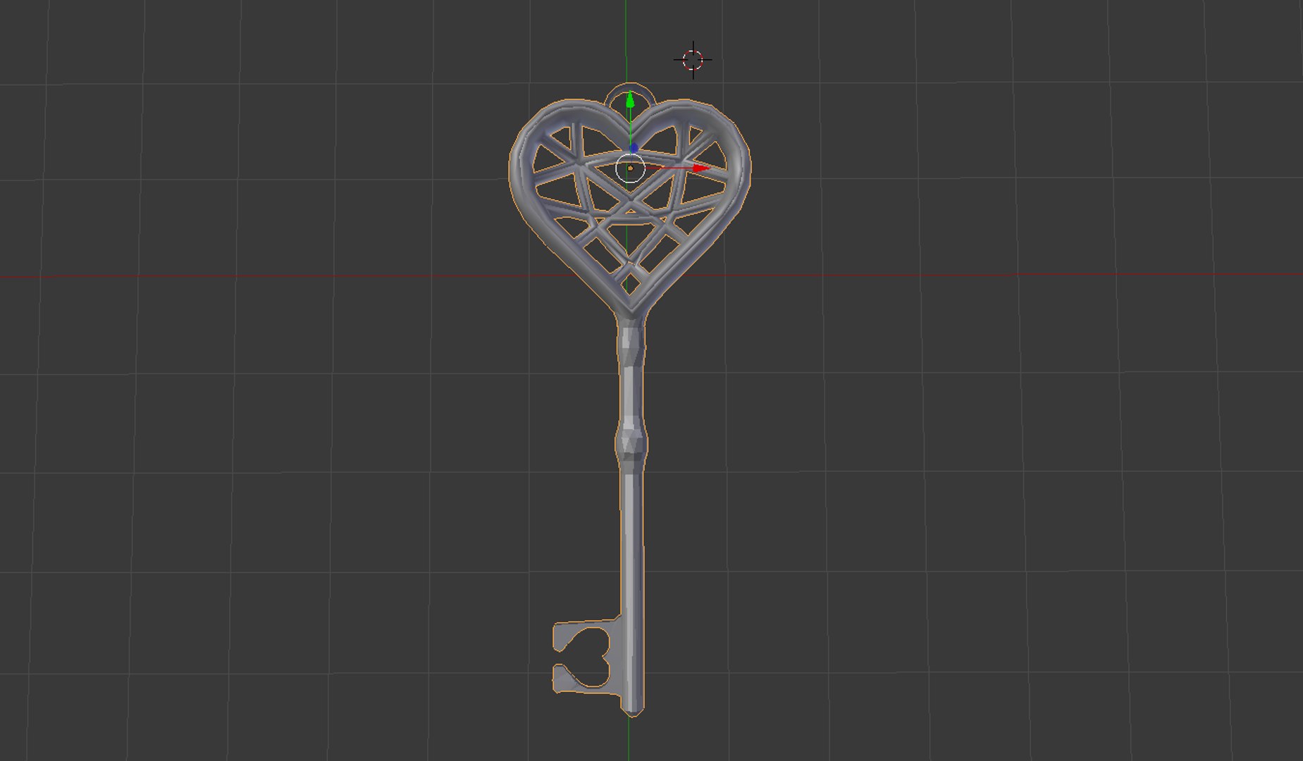 Heart Key 3D Model - TurboSquid 1379148