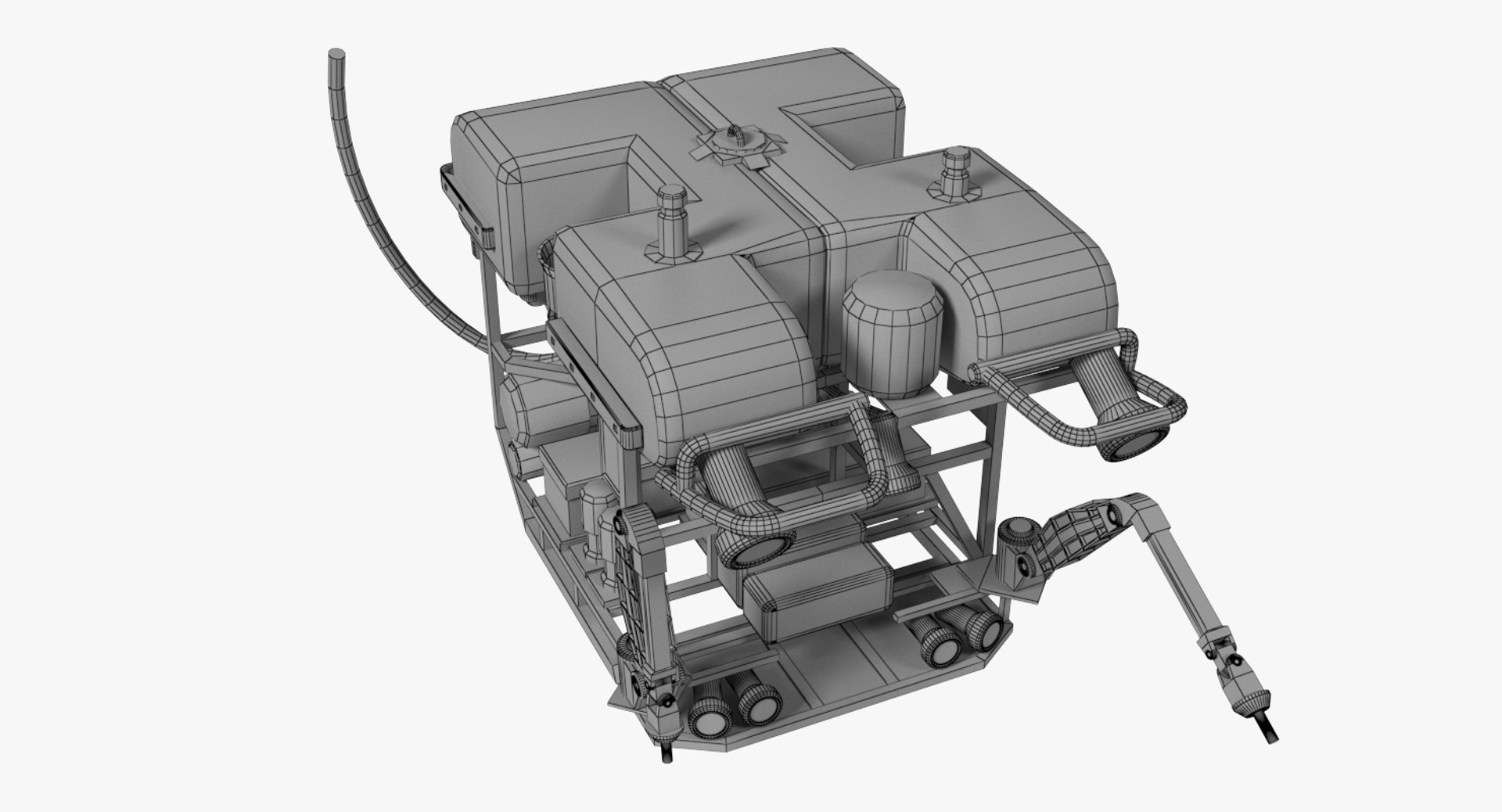 Remotely Rov Subsea 3d Model