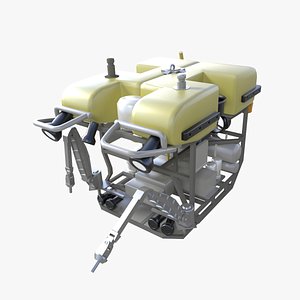 remotely rov subsea 3d model