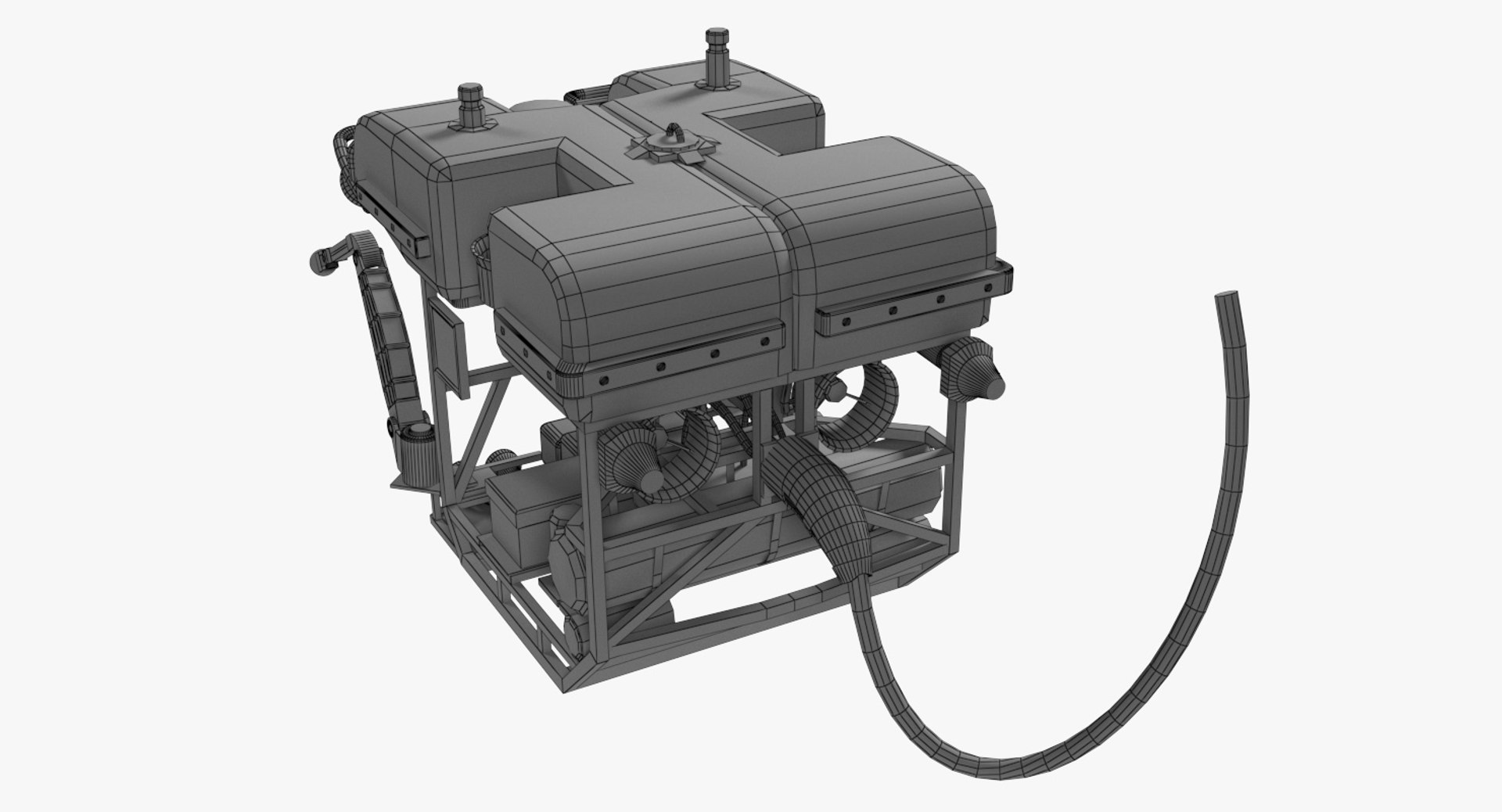 Remotely Rov Subsea 3d Model