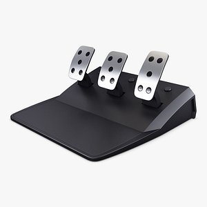3D model Simple Simulator Game Racing Pedals M 1