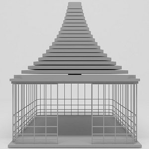 3D garden design model