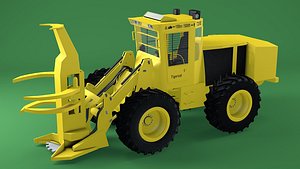 feller buncher 3d model