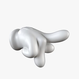 3D Mickey Hand - Index finger 2