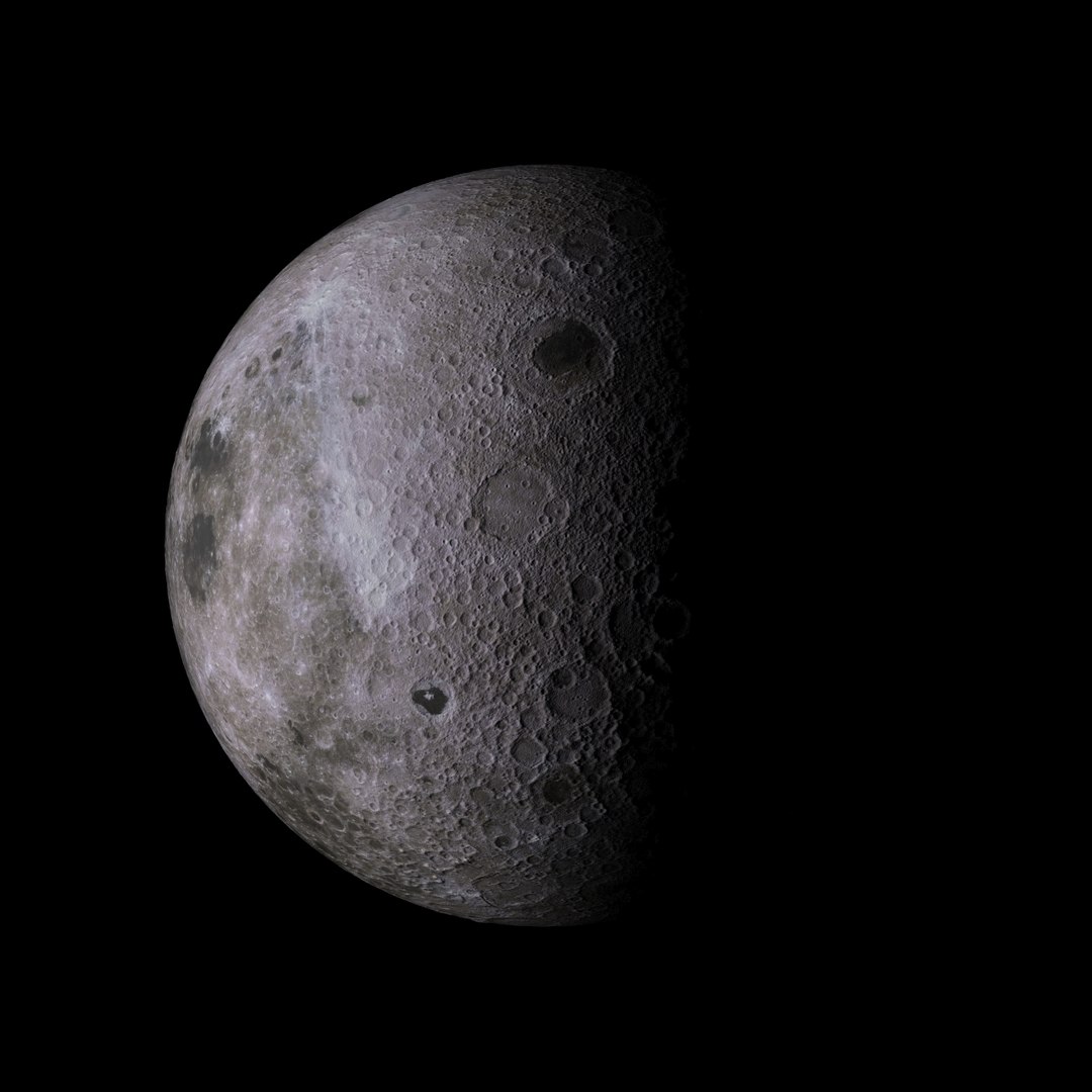 3d Planet Moon Model