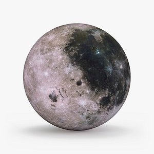 3d planet moon model