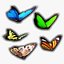 Animated Butterflies - Blender model