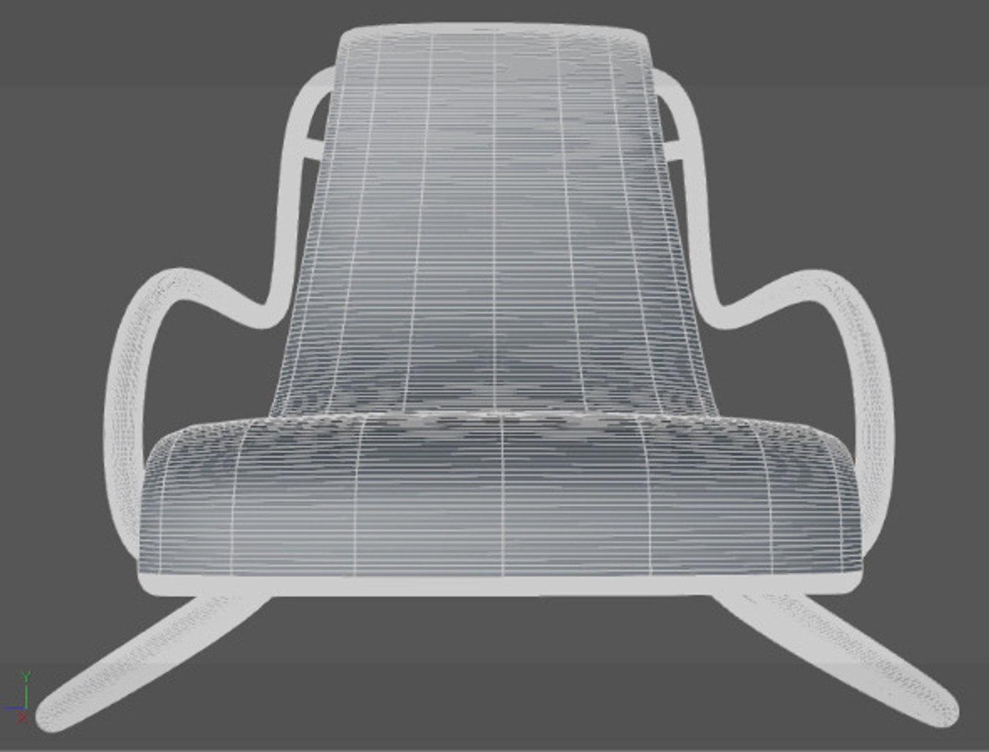 3d Model Rocking Chair