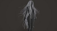 Long Rigged Female Hairstyle