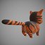 katty cartoon cat model